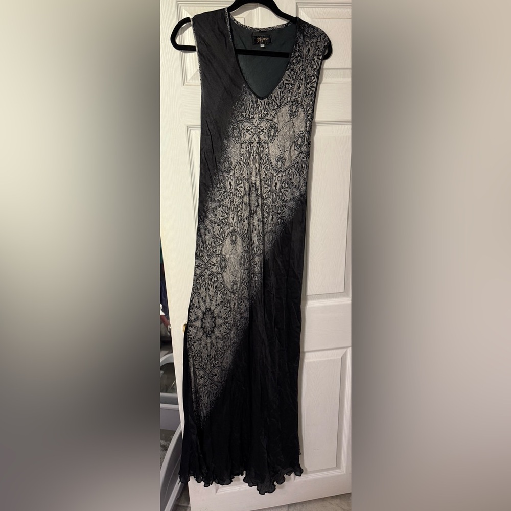 Vintage Johnny Was Biya Silk Maxi Dress
